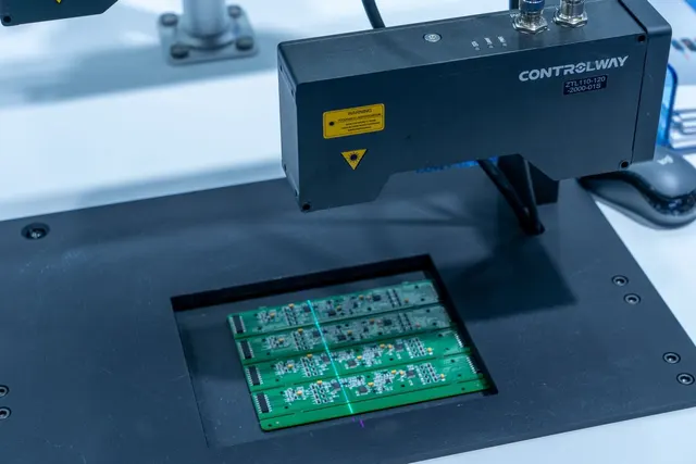 Automated inspection scanning a PCB before it ships